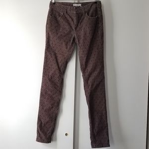 Free People Brown Ditsy Cords